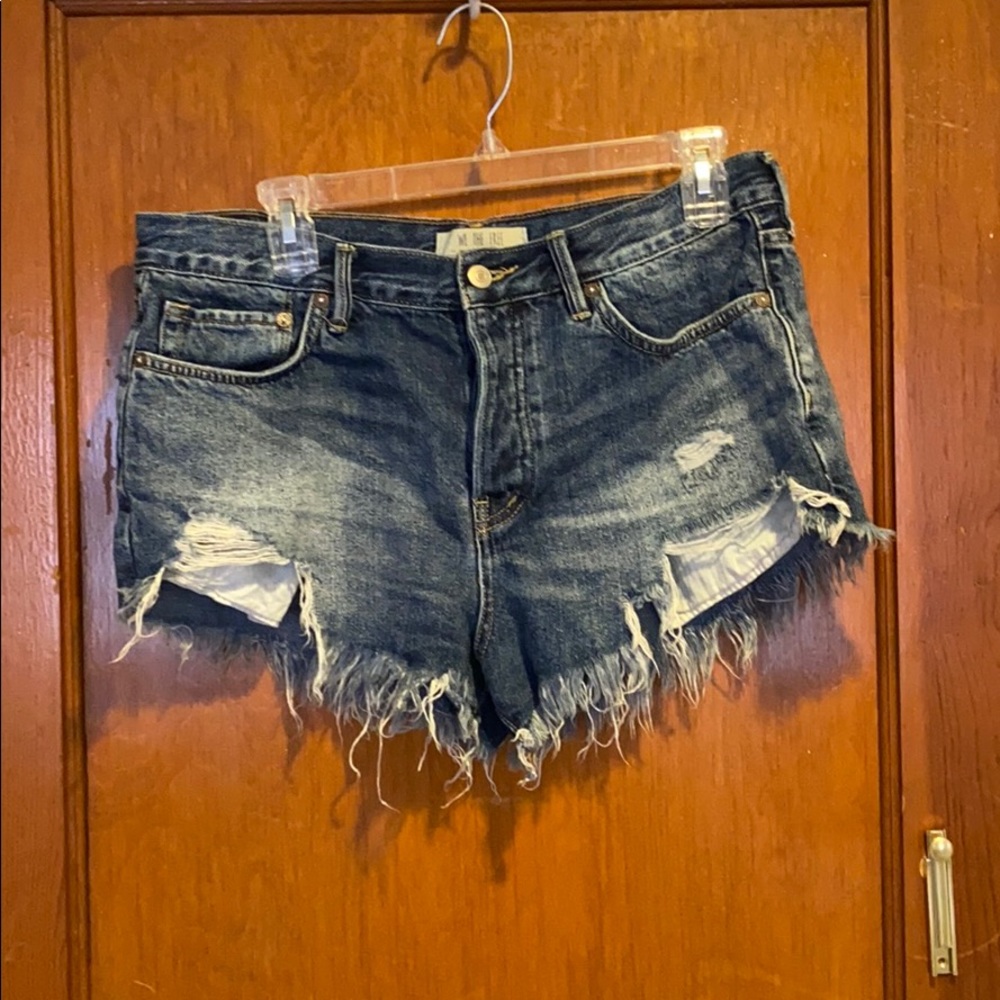 Free People Jean Shorts